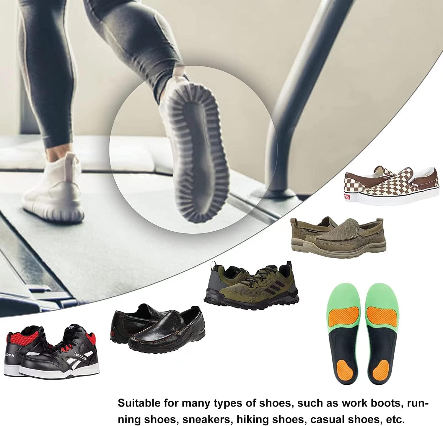 StrideGuard 3-Way Support Insoles
