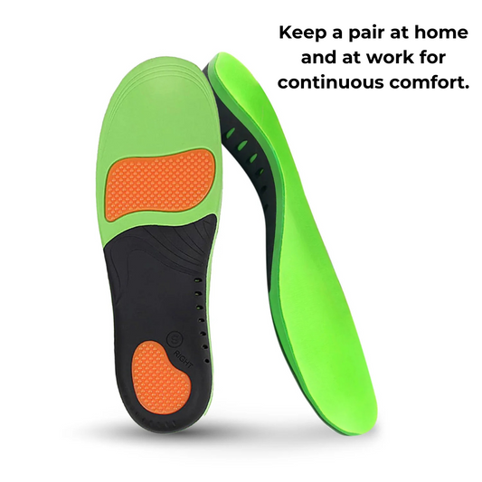 2 Pair of StrideGuard 3-Way Support Insoles