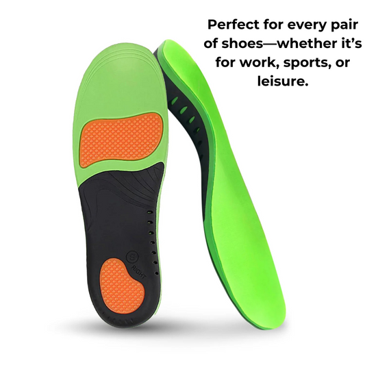 4 Pair of StrideGuard 3-Way Support Insoles